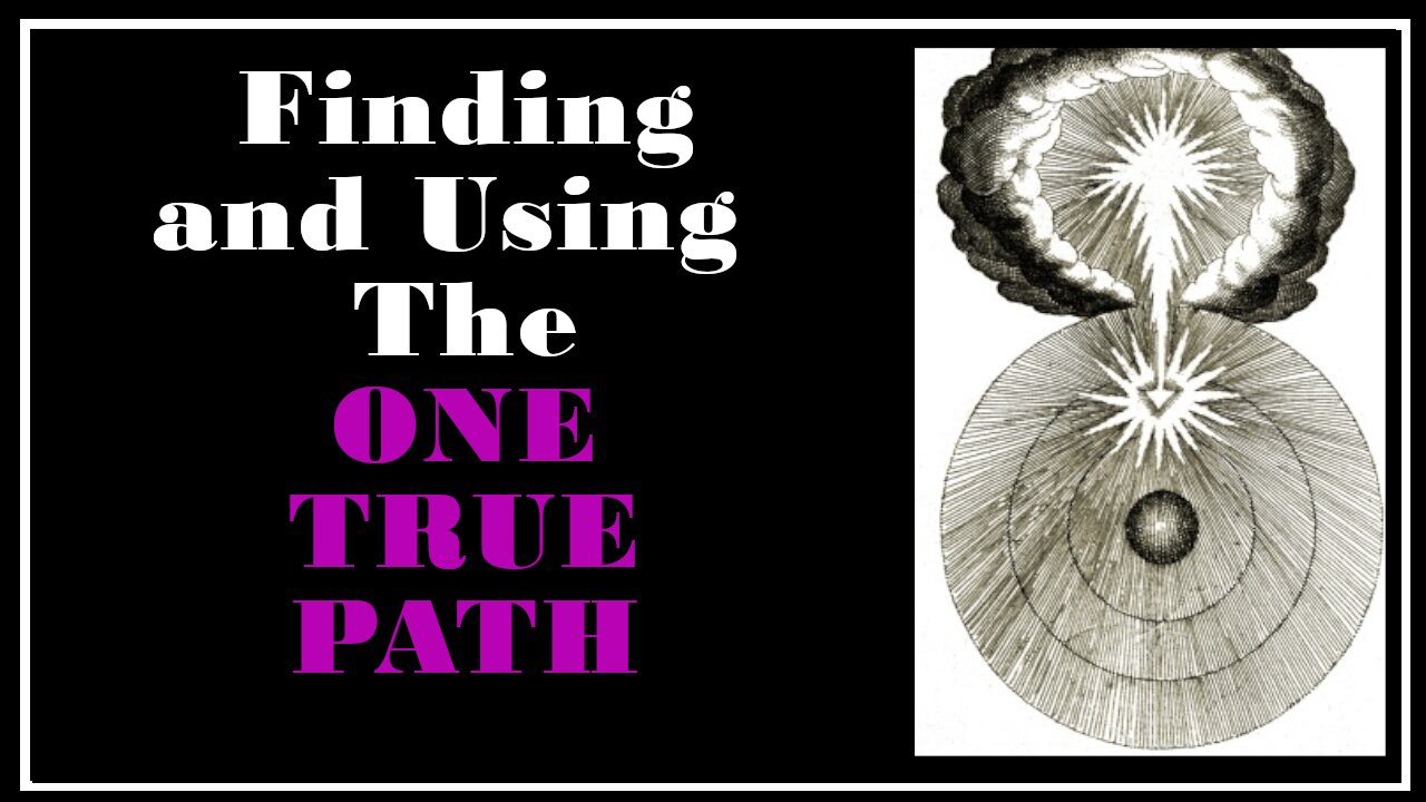 Esoterica: What is the ONE TRUE PATH? -The Cloud Upon the Sanctuary