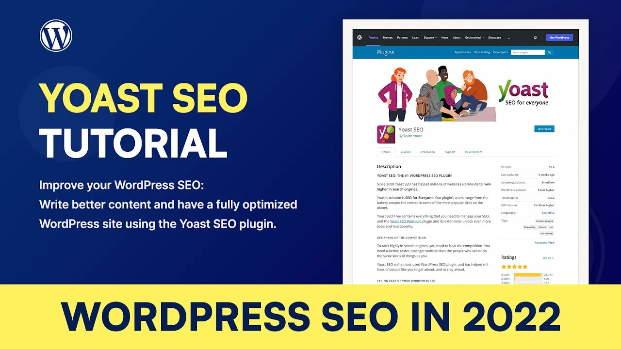 Yoast SEO Tutorial for 2022 - Getting Started with WordPress SEO