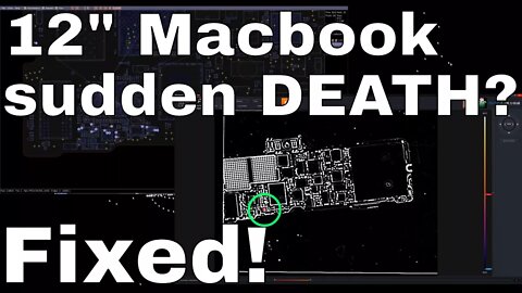 12" Macbook A1534 DEAD how to fix COMMON FAILURE!