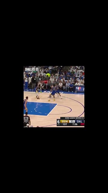 Luka's Nice Assist 'Warriors Vs. Mavericks Game 4'