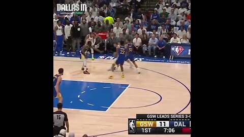 Luka's Nice Assist 'Warriors Vs. Mavericks Game 4'