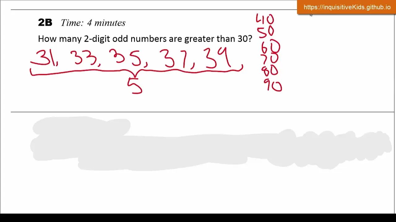 Math Olympiad | 2013 | Division E | Contest 2 | MOEMS | 2B