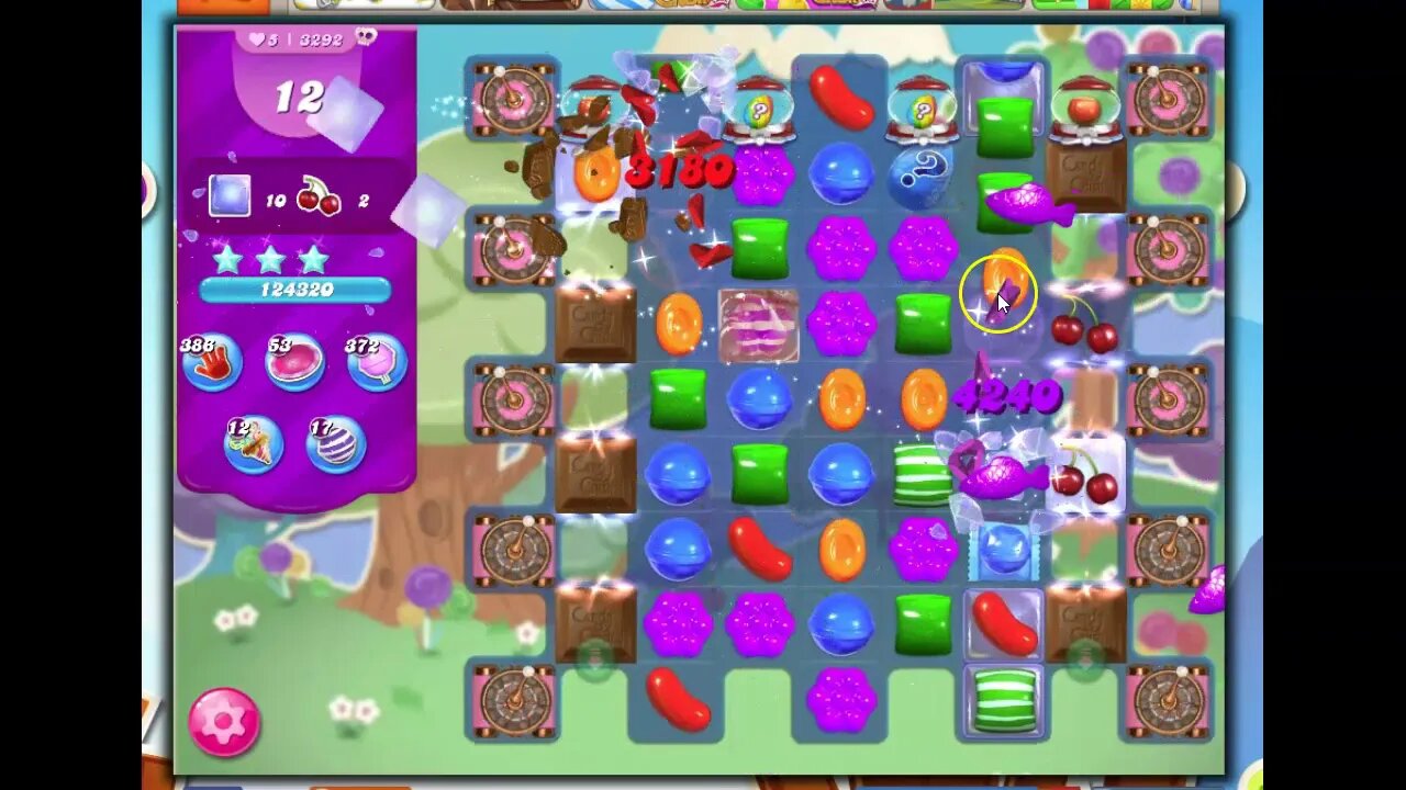 Candy Crush Level 3292 Talkthrough, 26 Moves 0 Boosters
