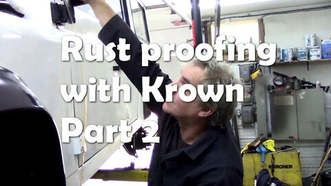 Rustproofing with Krown. Part 2 Chassis and underside