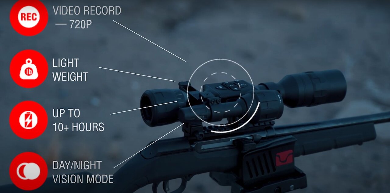 ATN X-Sight LTV Ultra Light Day & Night Vision Rifle Scope