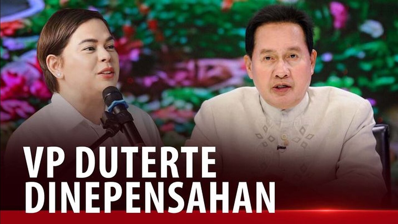 VP Duterte, dinepensahan ni Pastor ACQ kaugnay sa confidential funds ng DepEd at OVP