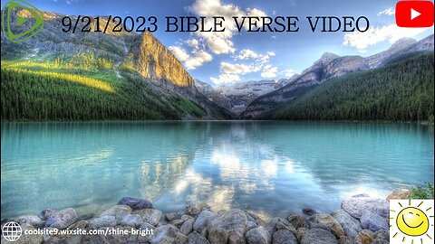 9/21/2023 BIBLE VERSE VIDEO