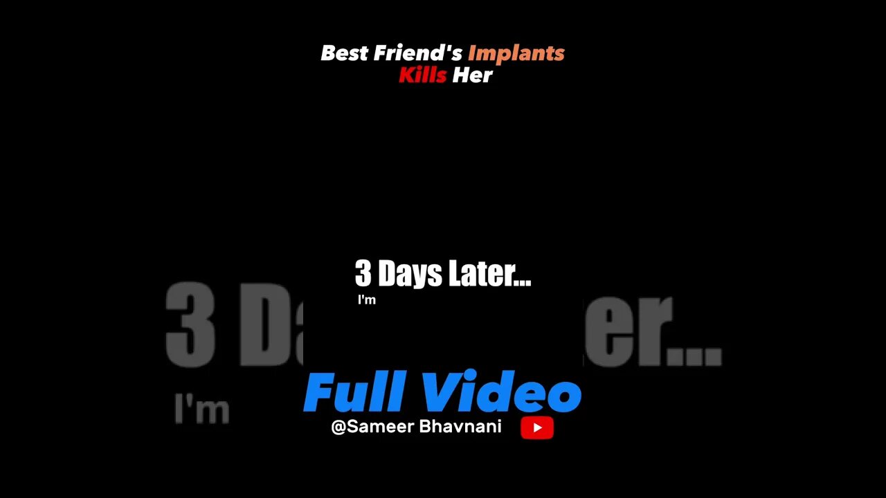 Breast Implants Kill Girl! MUST SEE ENDING...