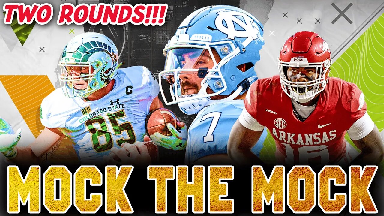 Jordan Reid's Two Round 2022 NFL Mock Draft | Mock The Mock