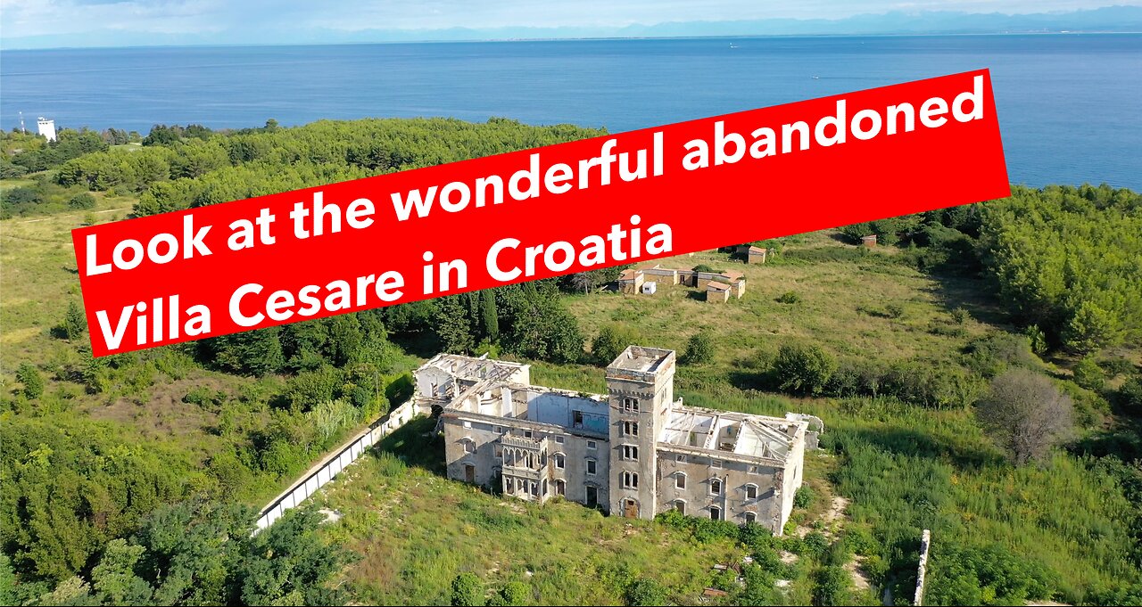Look at the wonderful abandoned Villa Cesare in Croatia