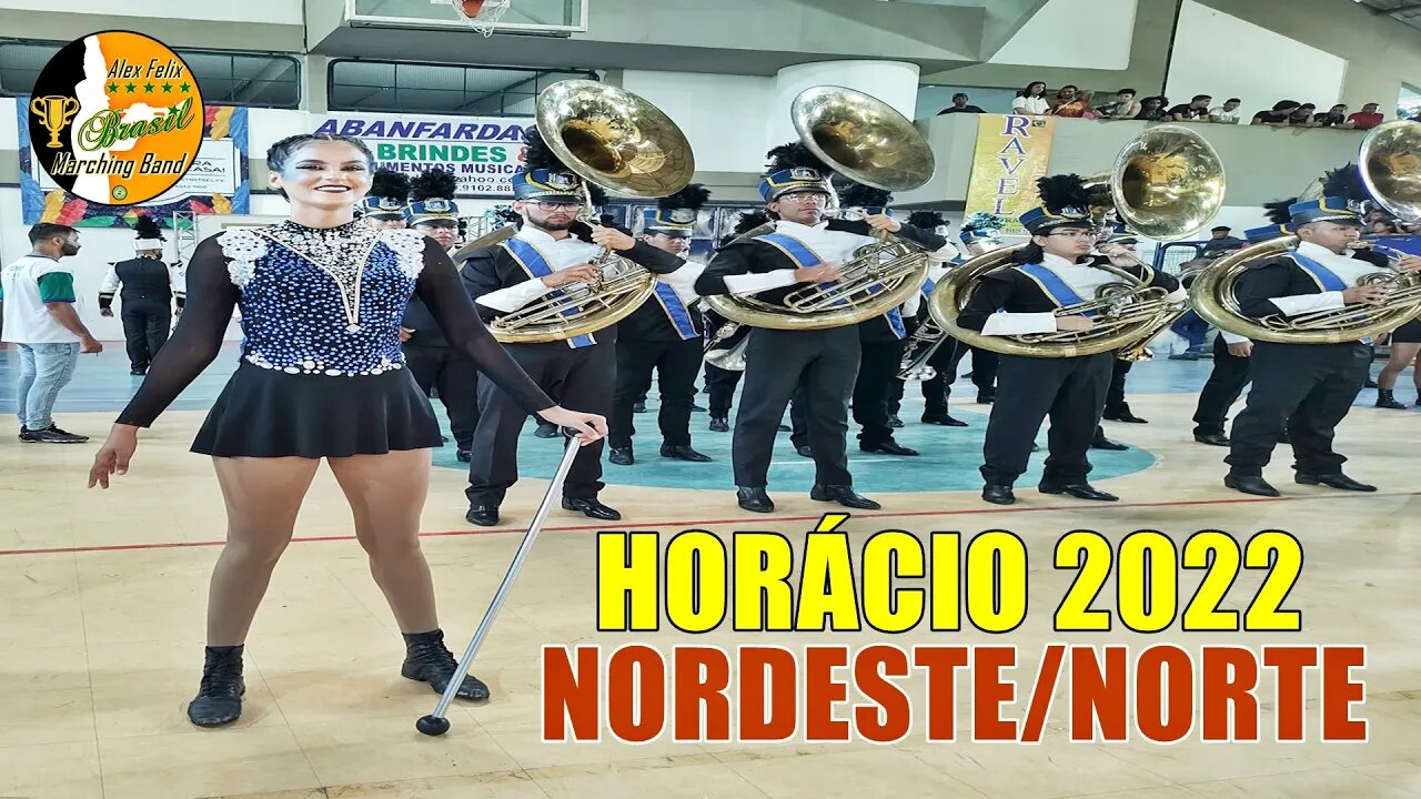 BANDA MARCIAL HORÁCIO DE ALMEIDA 2022 NA XIII COPA NORDESTE NORTE DE BANDAS E FANFARRAS 2022