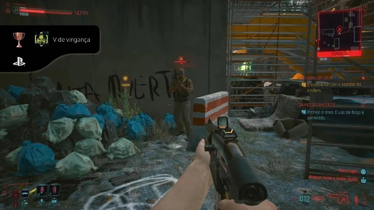 V de vingança - Cyberpunk 2077 #PlayStationTrophy