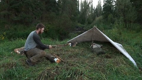 Solo Bushcraft Overnighter -14