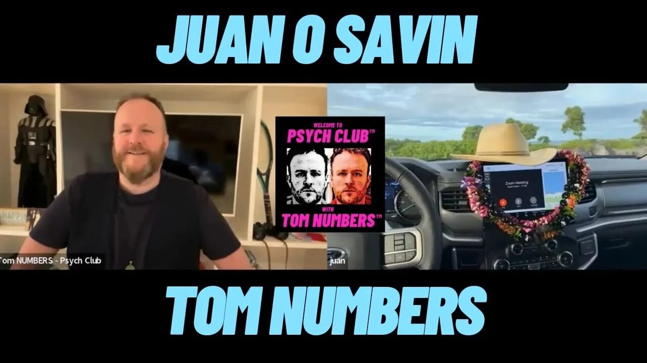 JUAN O SAVIN & TOM NUMBERS - brilliant new show