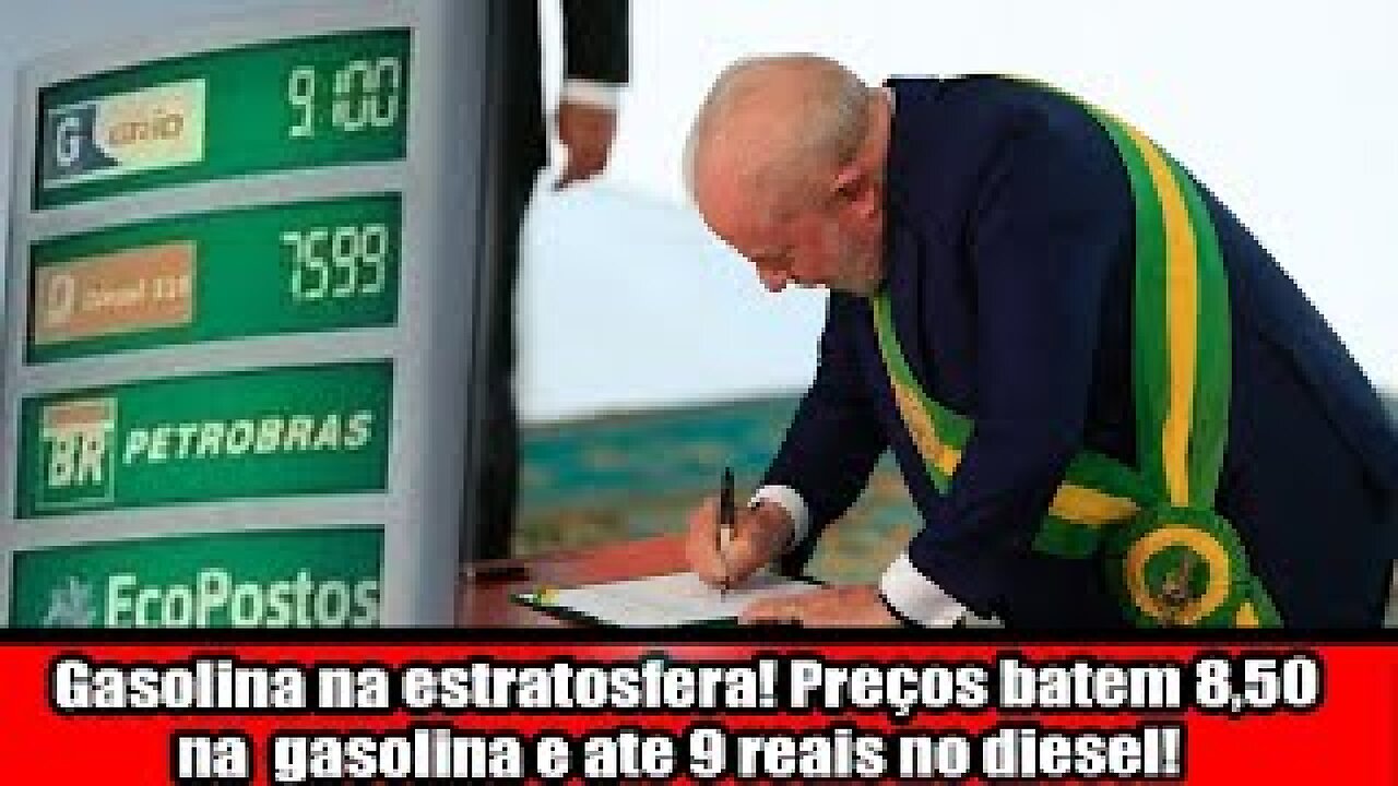 Gasolina na estratosfera! Preços batem 8,50 na gasolina e ate 9 reais no diesel