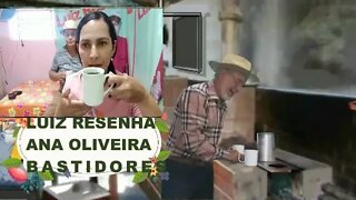 CORAÇÃO DE ROÇA O PROGRAMA DA FAMIA, COM LUIZ RESENHA E ANA OLIVEIRA BASTIDORES, NUM CAFÉ DE GARAPA.