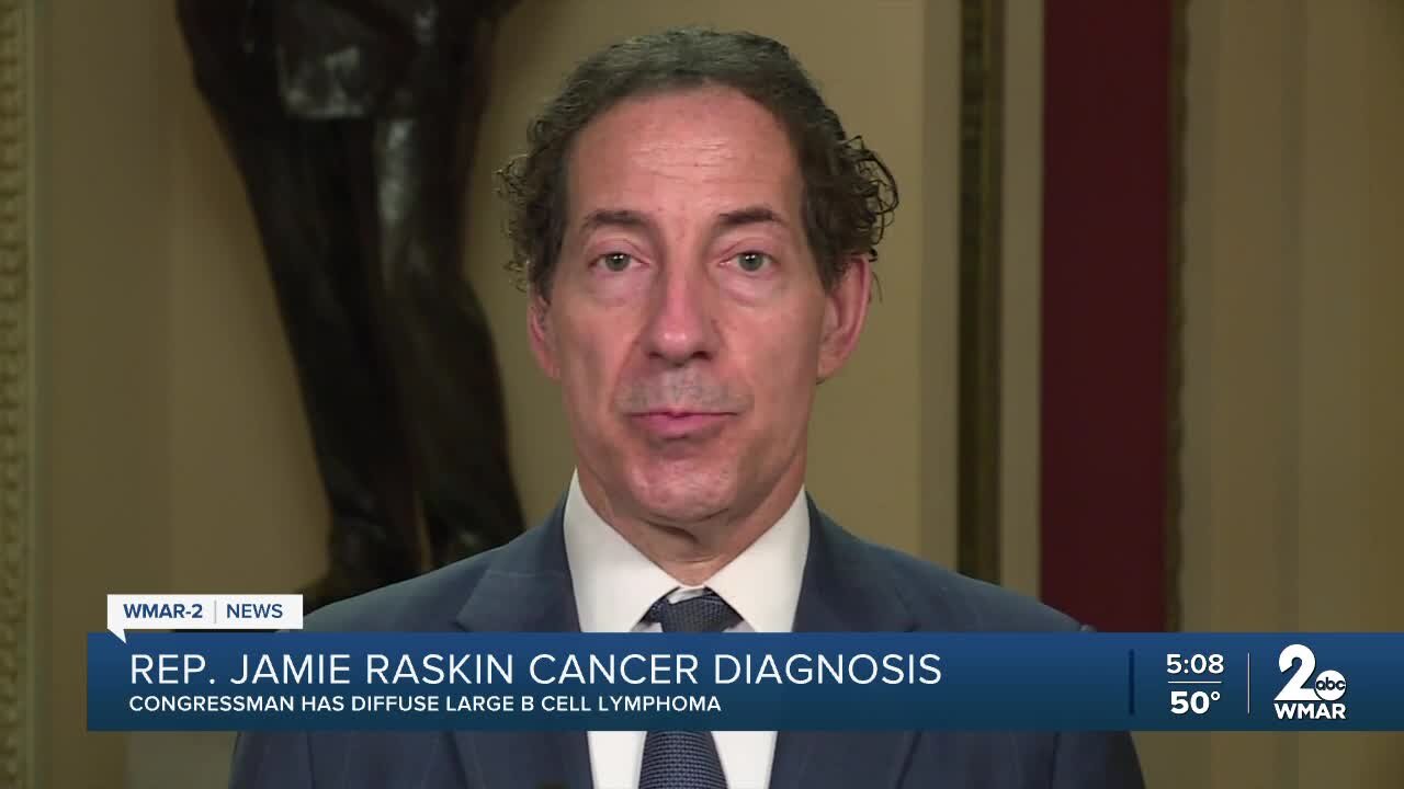 Congressman Jamie Raskin diagnosed with lymphoma, expects to continue working