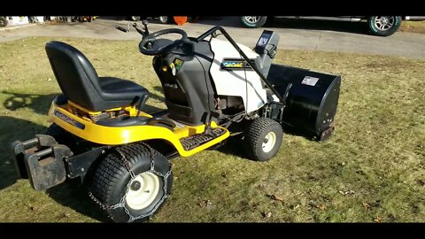 Cub Cadet with MTD Snowblower Attachment