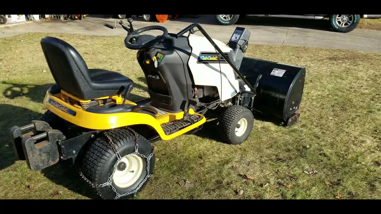Cub Cadet with MTD Snowblower Attachment