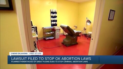 Lawsuit filed to stop Oklahoma abortion laws