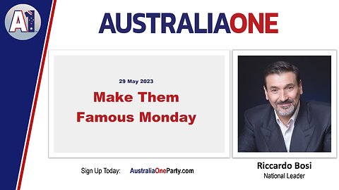 AustraliaOne Party - Make Them Famous Monday