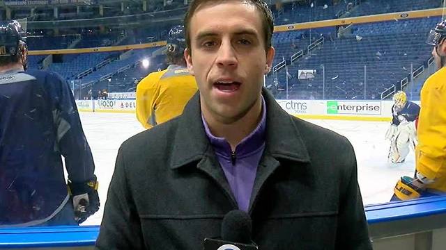 Sabres back on ice for optional skate