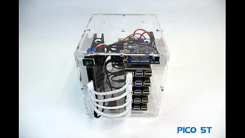 PicoCluster Raspberry PI 5 5T cluster