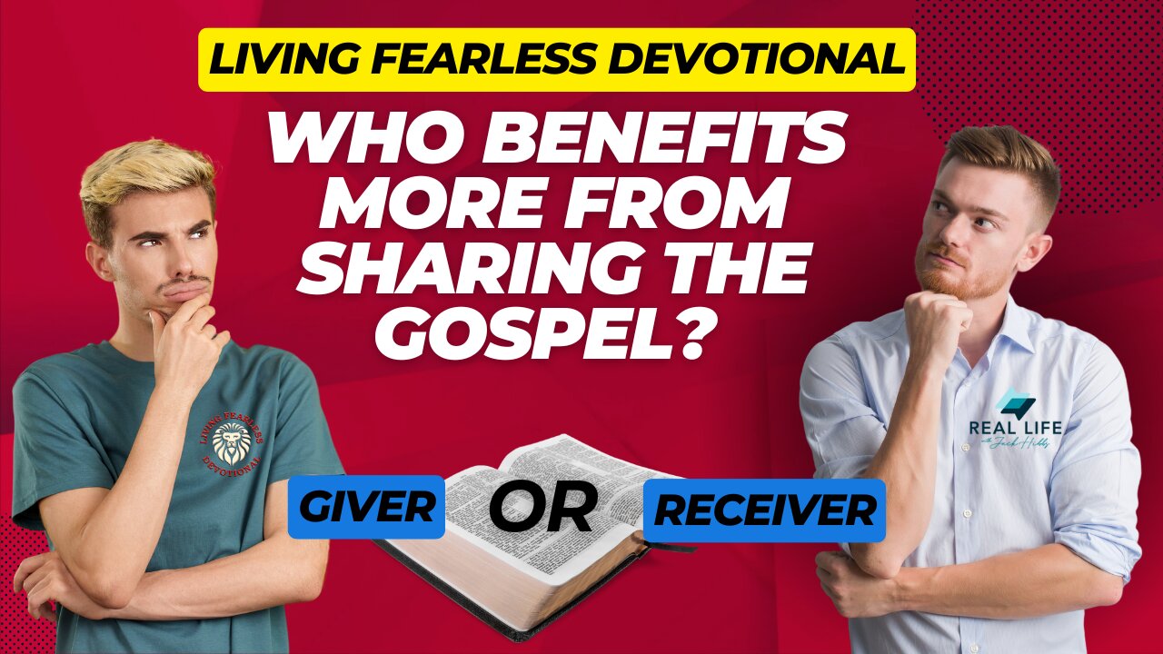 Who Benefits more from Sharing the Gospel?