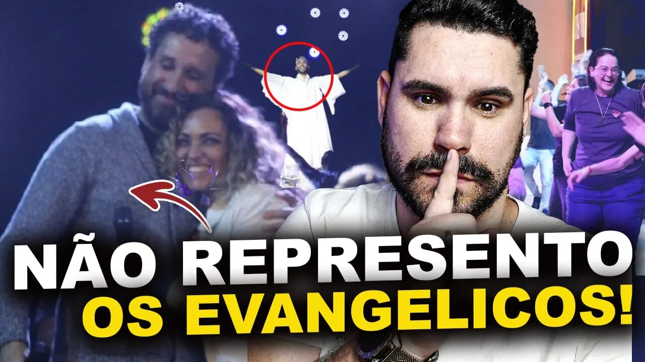 Leonardo Gonçalves é ovacionado em igreja de Lanna Holder:"devemos pedidos de perdão a vocês"