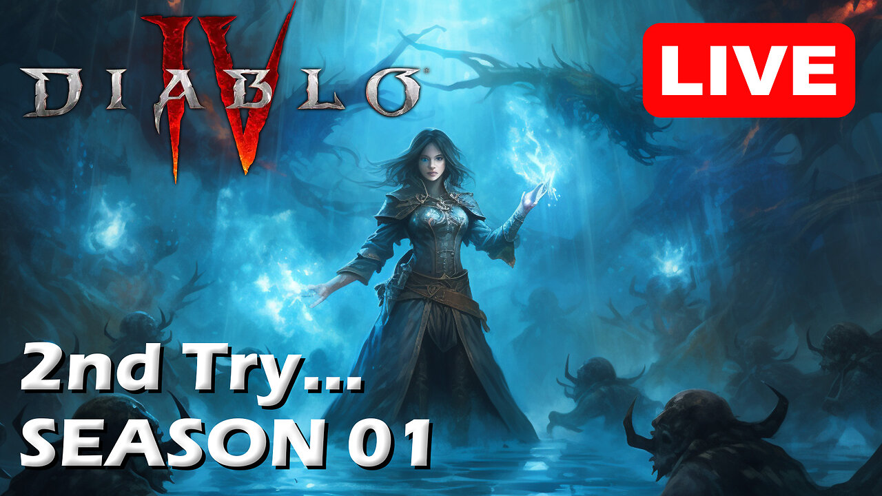 2nd Try... Season 01 Diablo IV - Live on Youtube, Facebook, Instagram and Kick