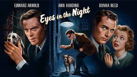 EYES IN THE NIGHT (1942) Edward Arnold & Ann Harding | Mystery | Colorized | Timeless Film