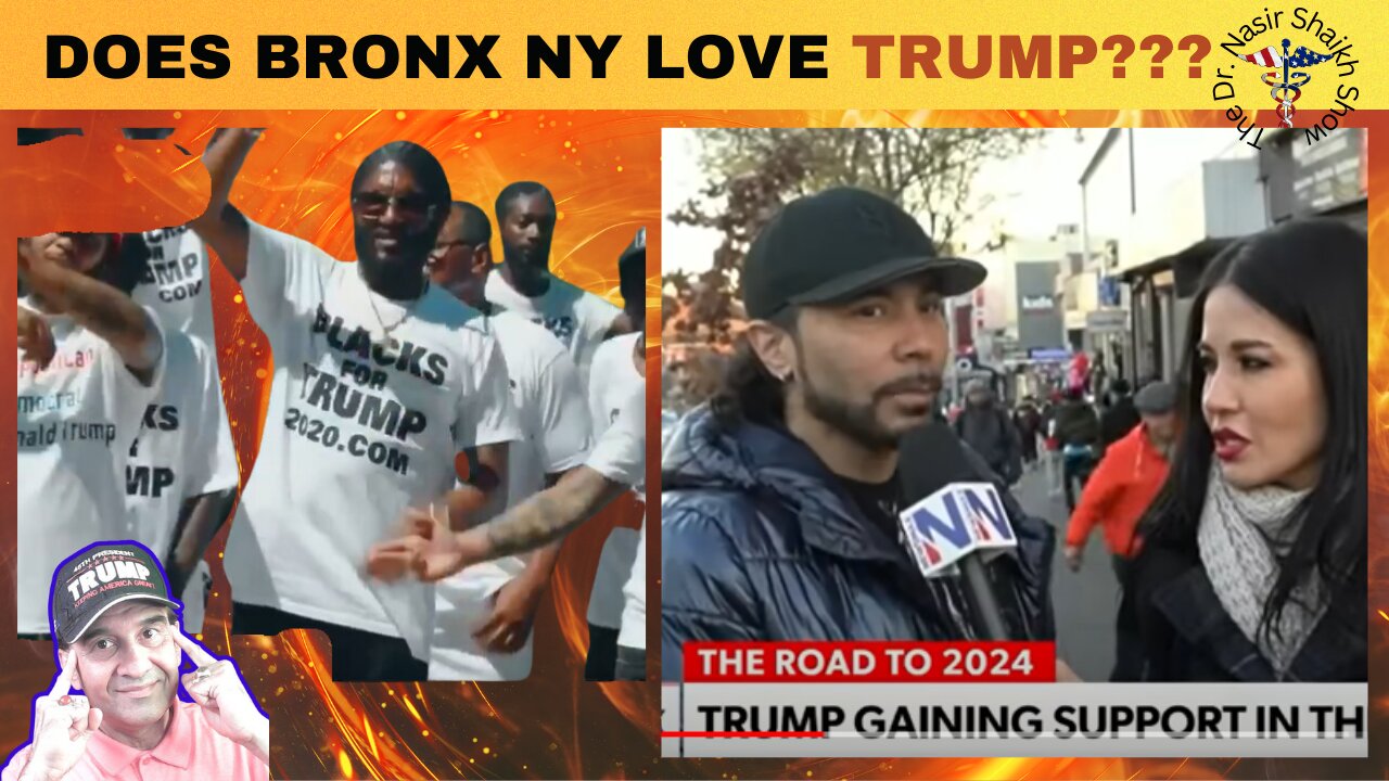 DECLARING THEIR LOVE: BRONX NY RESIDENTS LOVING ON TRUMP