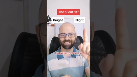 Silent K in English - Inglés con James #shorts