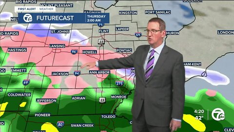 Showers fade overnight