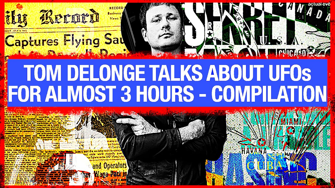 TOM DELONGE talks about UFOs for almost 3 hours! Compilation