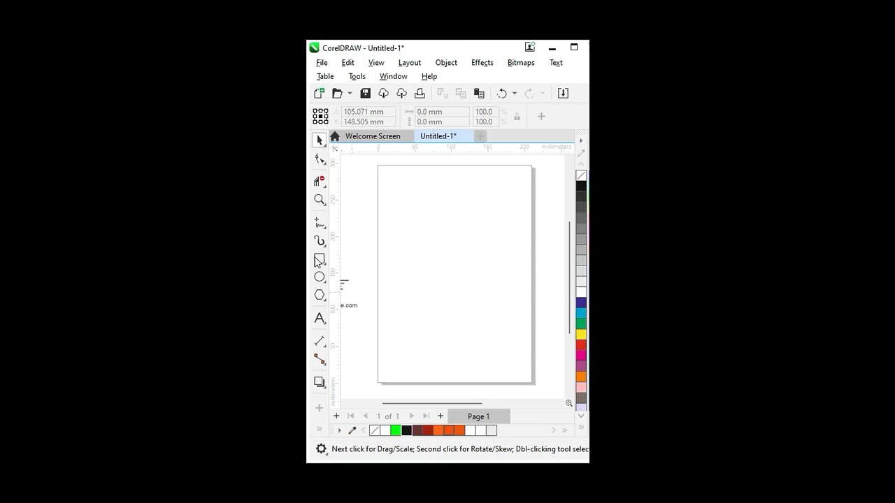 Creating Stunning Post in Corel Draw #viral #short