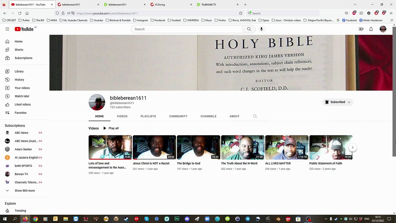 Brother Jay is now on Rumble and i recommend his bitchute channel