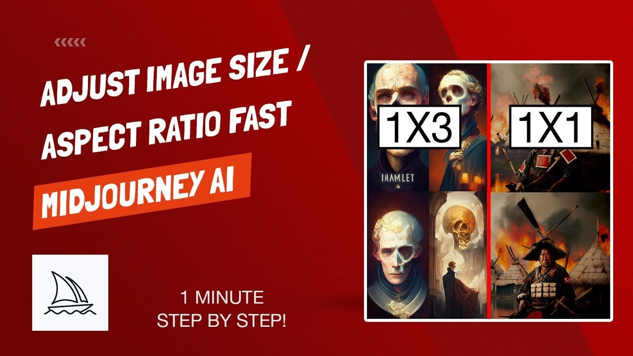 How To Change Image Size and Aspect Ratio - 2 Methods - Midjourney AI