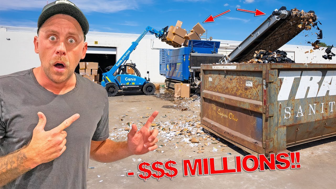 HUGE Business Loss! Shredding Millions Of Dollars Worth Of Merch.