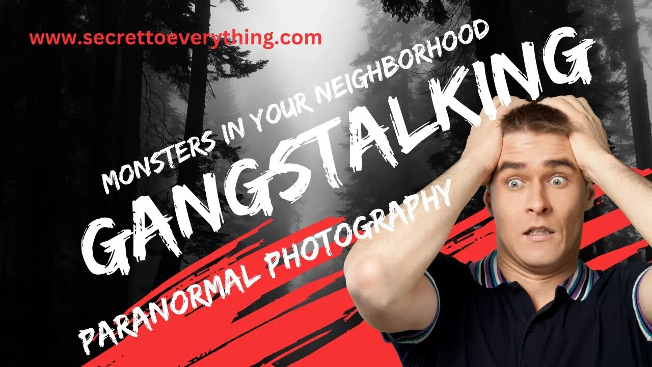 Gangstalking, Targeting, The color Blue and Paranormal Photography