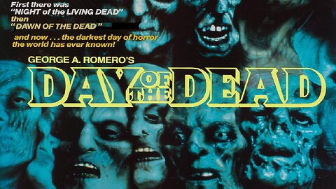 DAY OF THE DEAD 1985 More Gore & Social Commentary in Romero's 3rd Zombie Film FULL MOVIE HD & W/S