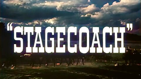 Stagecoach (1939 colorized) ~ Full Movie ~