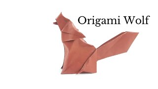 Origami Wolf Tutorial - DIY Easy Paper Crafts