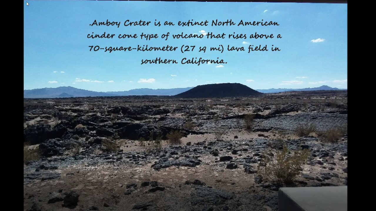 Hiking Amboy Crater