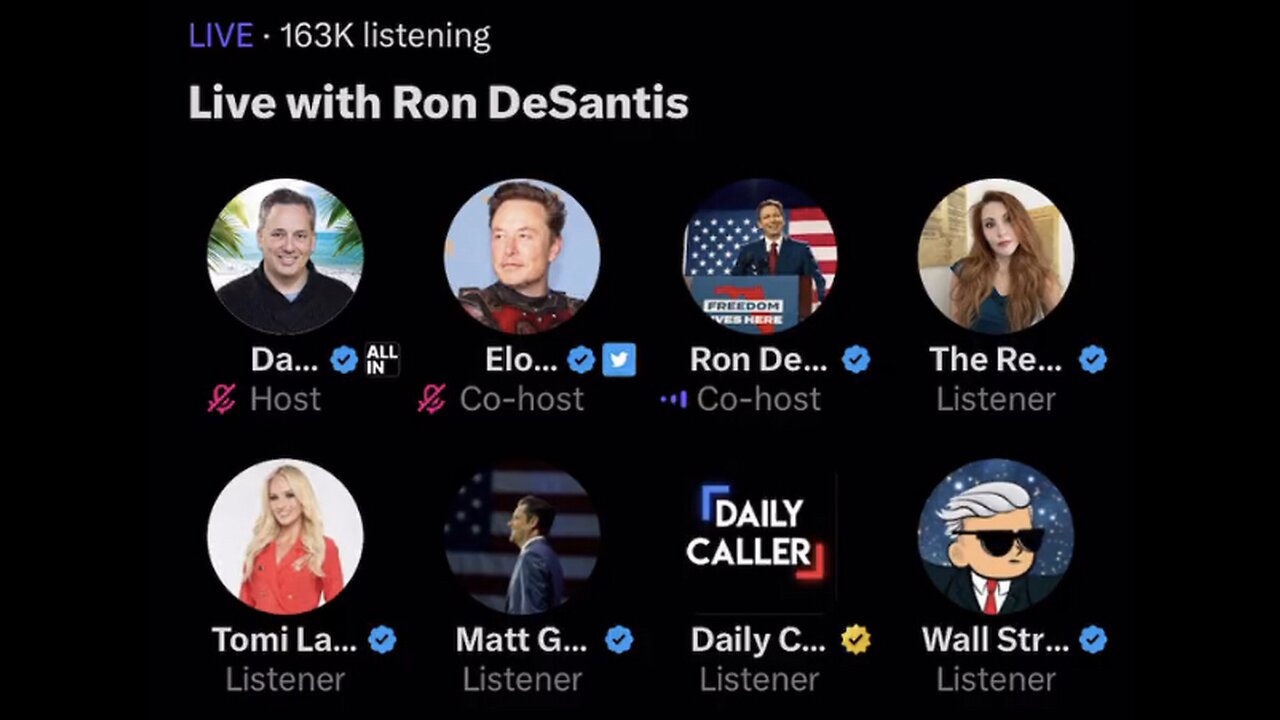 DeSantis’ Full Presidential Twitter-Space Announcement