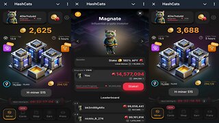 HashCats Airdrop | Start Staking Your Coins To Receive $HASH Tokens | How To Upgrade Your Miner