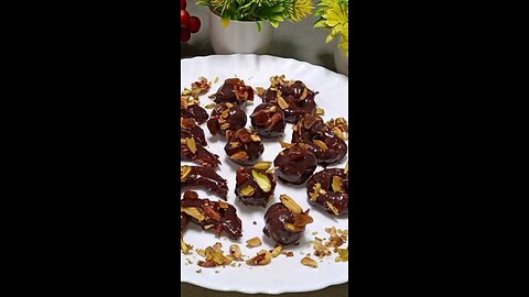 recipe of dry fruits chocolate bites