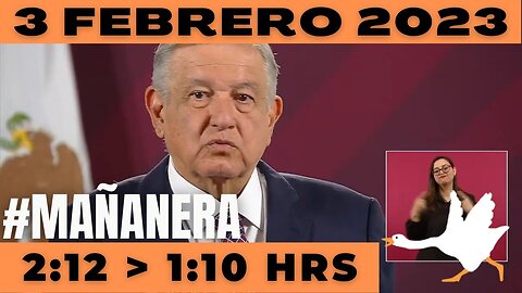 💩🐣👶 #AMLITO | Mañanera Viernes 3 de Febrero 2023 | El gansito veloz de 2:12 a 1:10.
