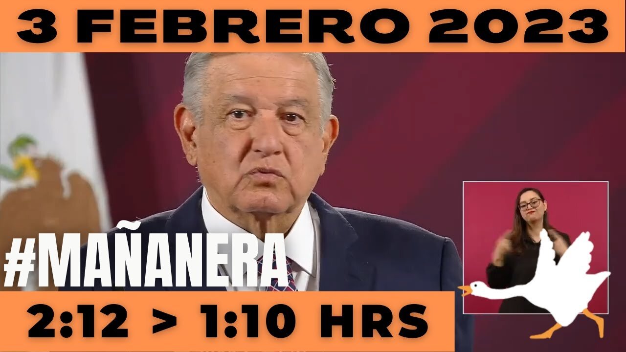 💩🐣👶 #AMLITO | Mañanera Viernes 3 de Febrero 2023 | El gansito veloz de 2:12 a 1:10.