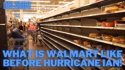 Orlando Walmart 48 hours before Ian. What's Left to get?